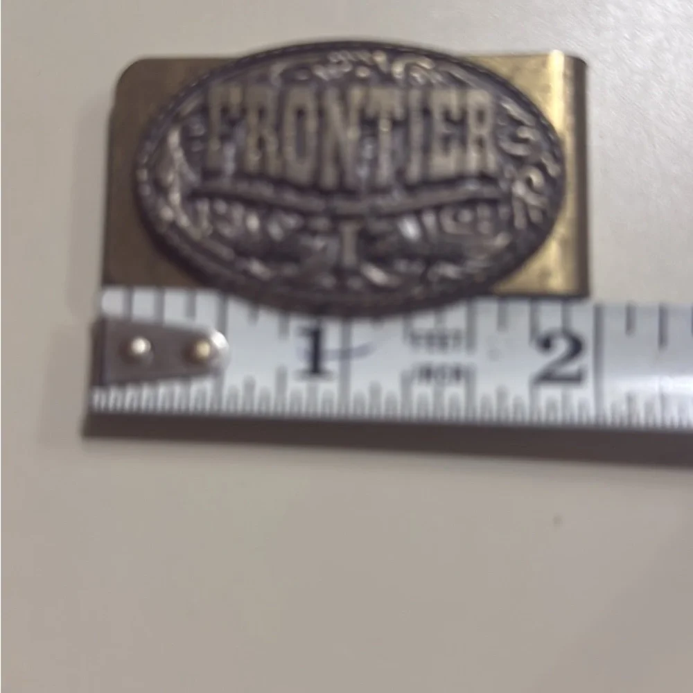 Vintage money clip from the very old FRONTIER Hotel in Las Vegas